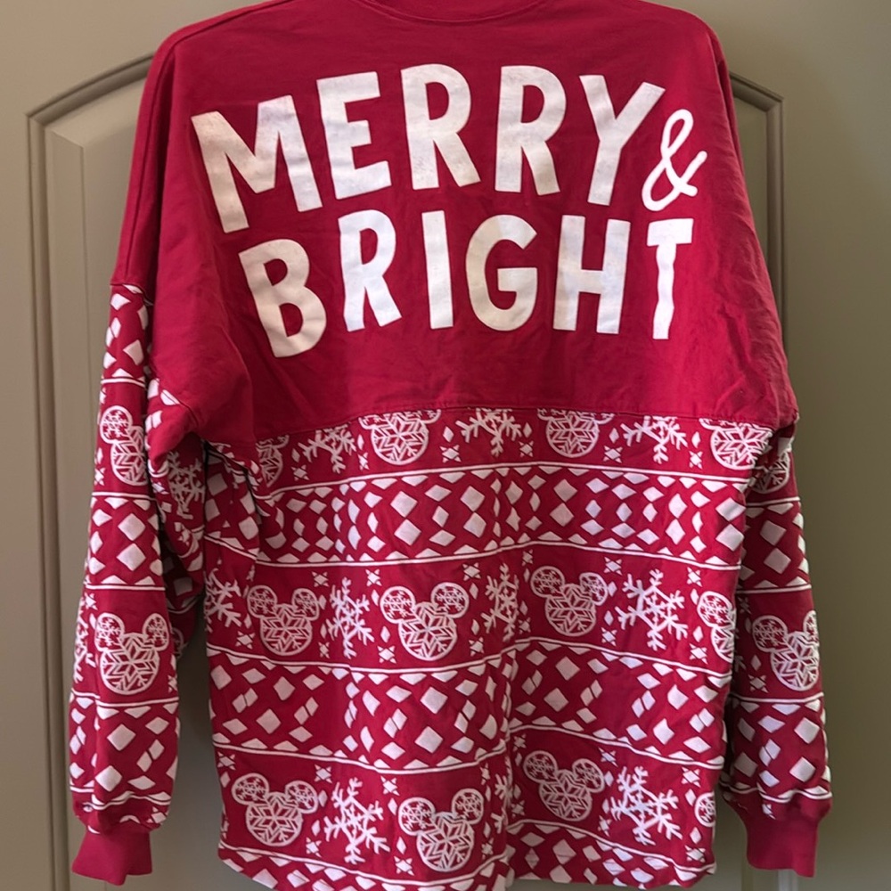Christmas Disney parks spirit jersey size medium